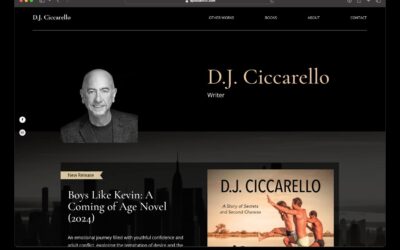 New Website For Author D.J. Ciccarello