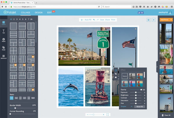 photo collage image filters