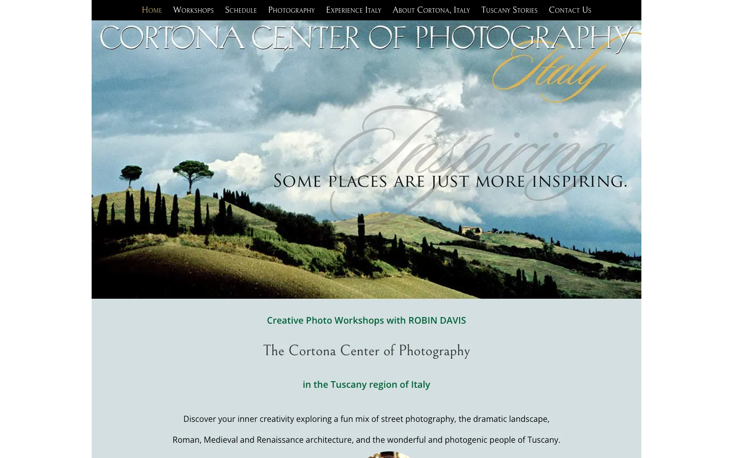 website screenshot cortonacenter.com