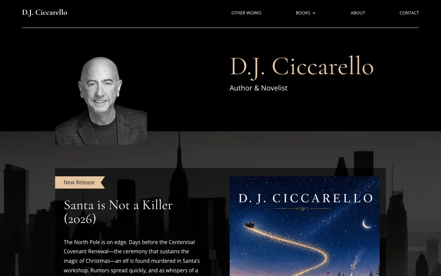 website screenshot djciccarello.com