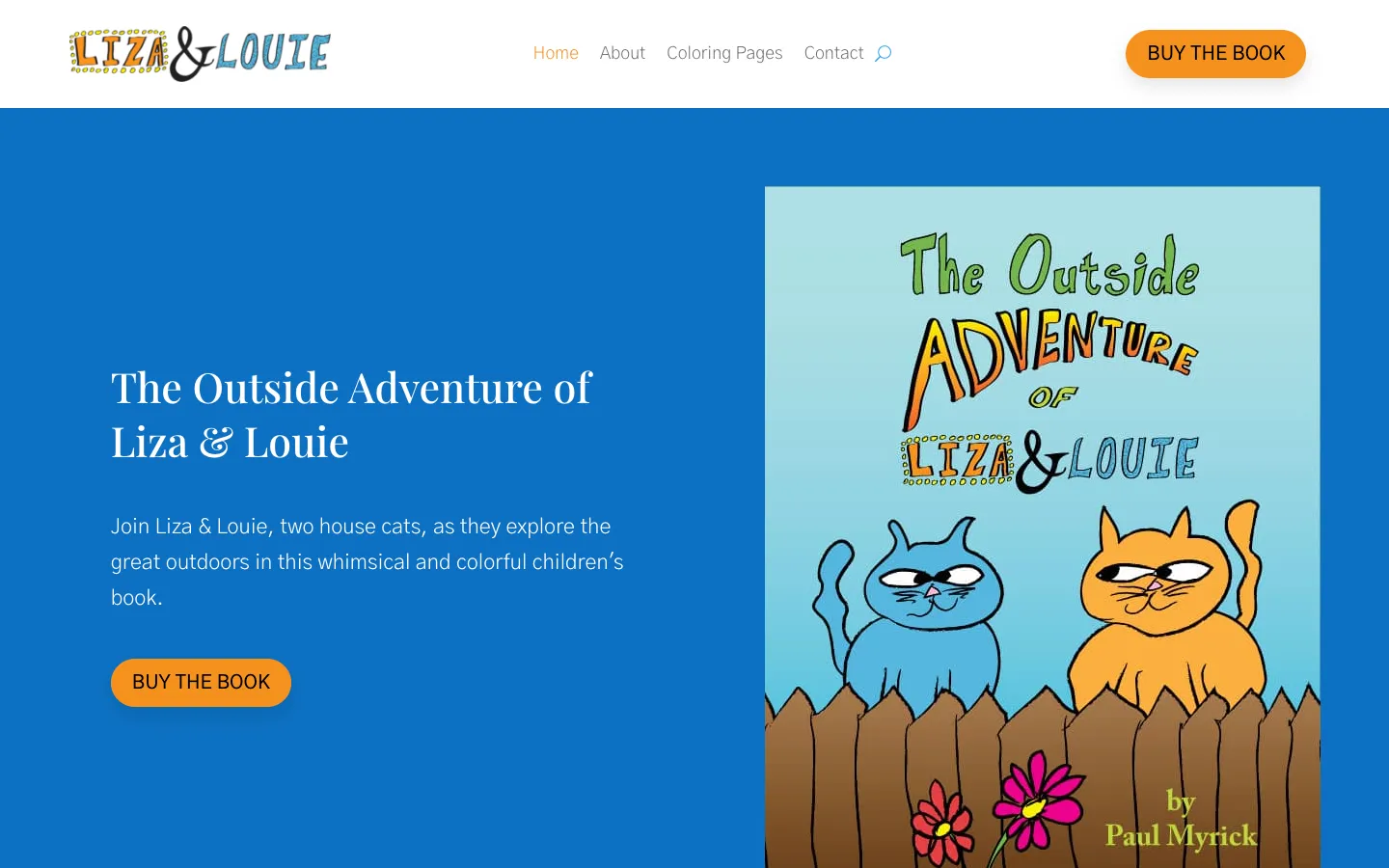 website screenshot lizaandlouie.com
