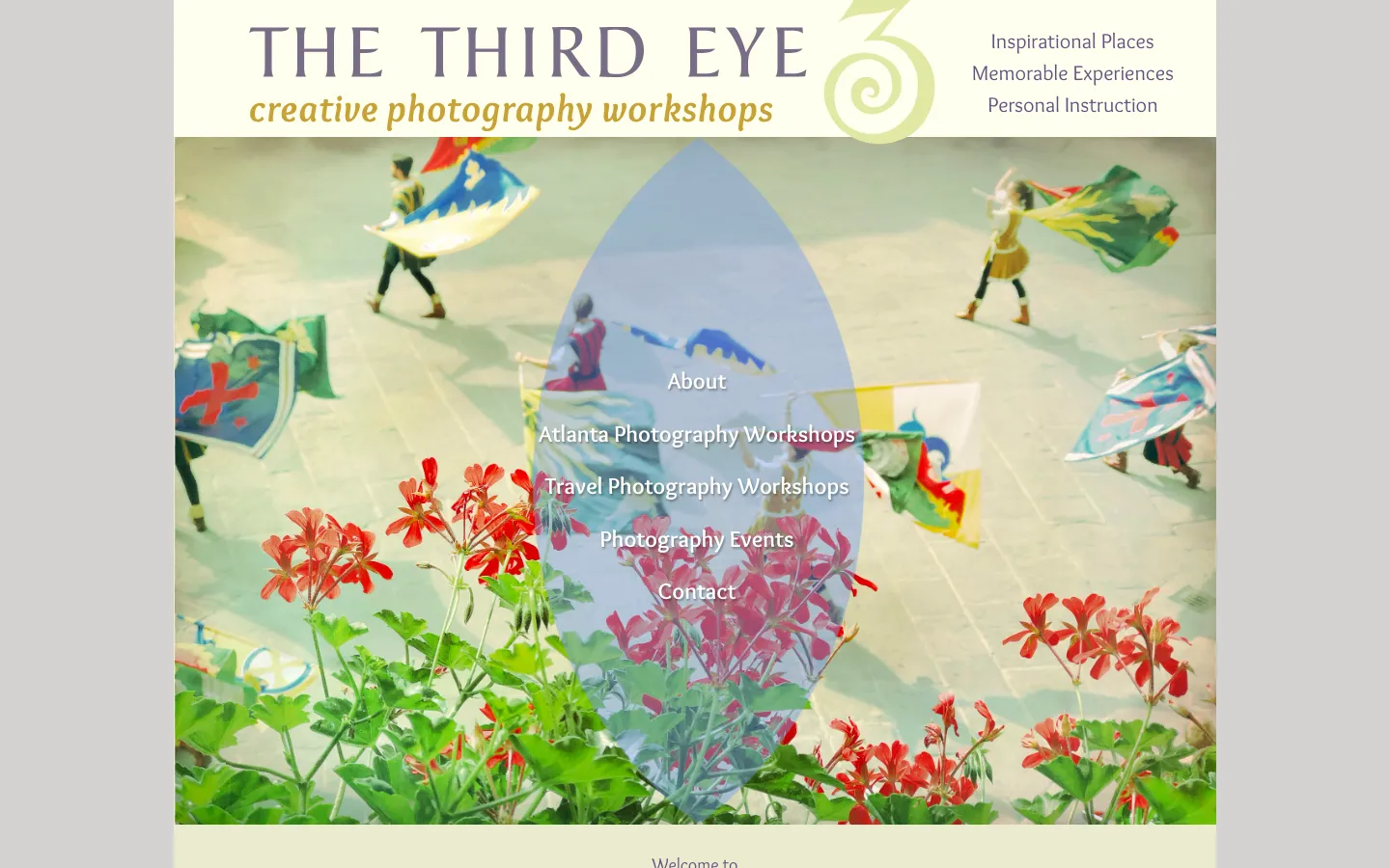 website screenshot thethirdeyephoto.com